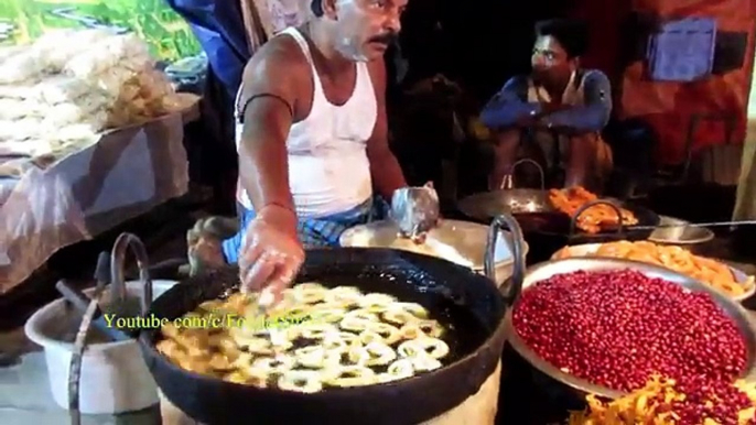 Indian Sweet Jalebi - Street Food India Kolkata -- Food at Street