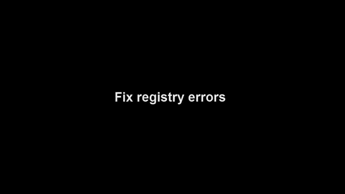 How to fix registry errors Windows-aEV2lJEhpwE