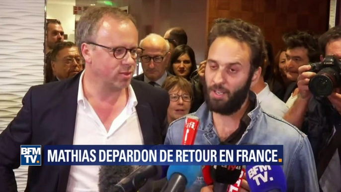 Mathias Depardon: "Je suis très heureux d'être en France"