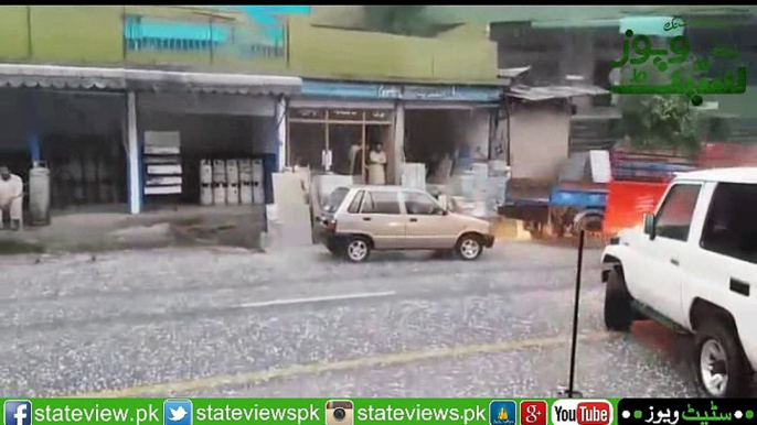 A Beautiful Hailing In Muzaffarabad Azad Kashmir