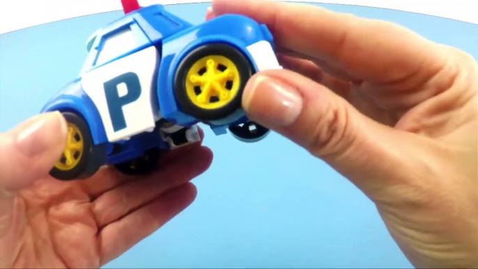 TOY UNBOXING - Robocar Poli Toy _ Deluxe Transfasdormer Blue Robot Police Car _ Toyshop - Toy