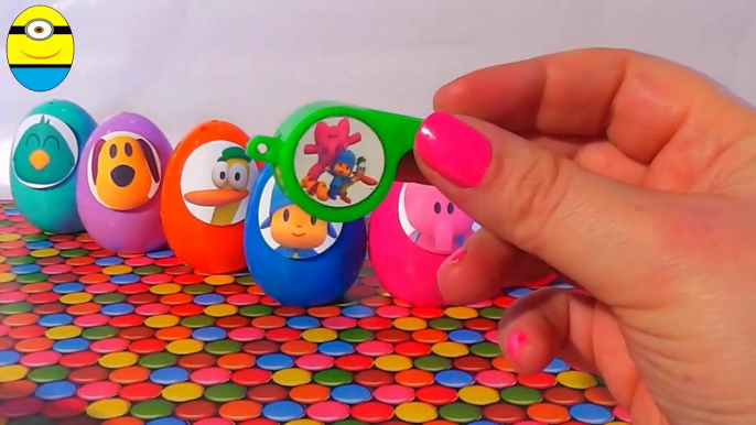 Surprise eggs unboxing toys Pocoyo and friends eggs surprise toys huevos sorpresa con juguet