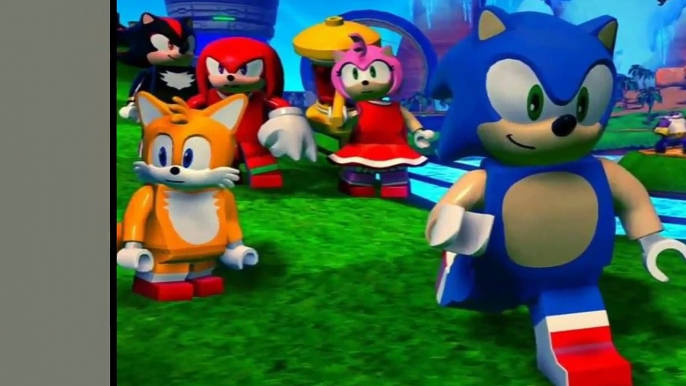 NEW Lego Dimensions Sonic the hedgehog image (Shadow, Tails, knuckles, Amy and Sonic)