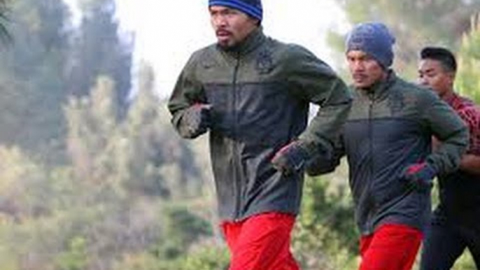 Boxing Workout Seckbach Runs With Manny Pacquiao - EsNews Boxing