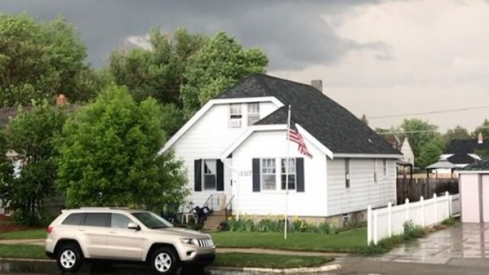 Baseball-Sized Hail Falls in Cheyenne