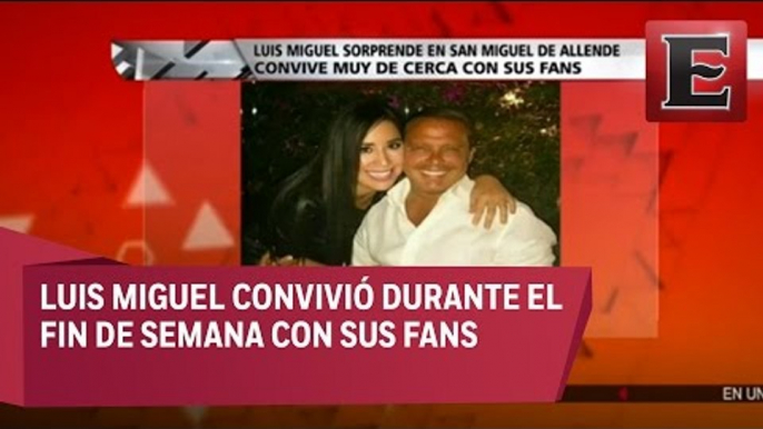 Luis Miguel sorprende a fans en San Miguel de Allende