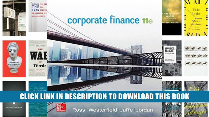 [Epub] Full Download Corporate Finance (The Mcgraw-Hill/Irwin Series in Finance, Insurance, and