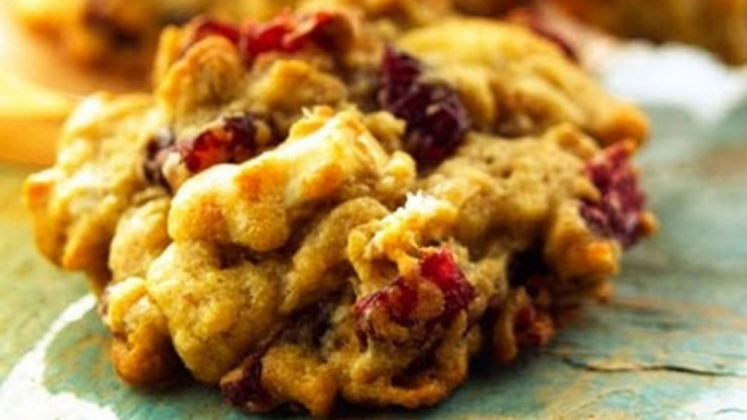 Receta de Galletas de Avena con Arándanos / Galletas de Avena con Arándanos