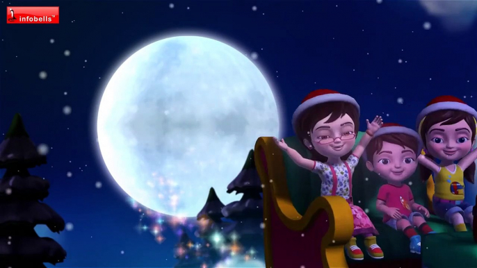 Jingle Bells _ Telugu Rhymes for Children _ Infobells