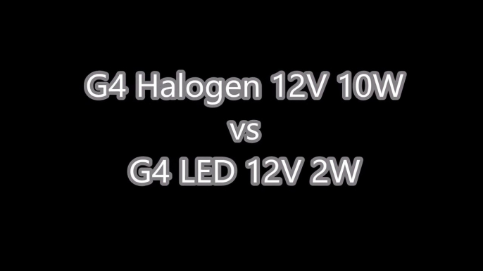 G4 Halogen Bulbs Warm White vs G4 LED 12V Corn Bulb Cool White 6000K - 6500K Home Lig