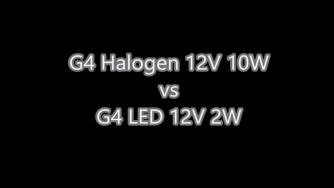 G4 Halogen Bulbs Warm White vs G4 LED 12V Corn Bulb Cool White 6000K - 6500K Home Lig