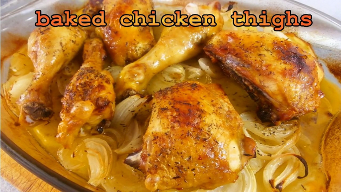 BAKED CHICKEN THIGHS - Tasty and Easy Food Recipes For Dinner To Make at home - Cooking videos