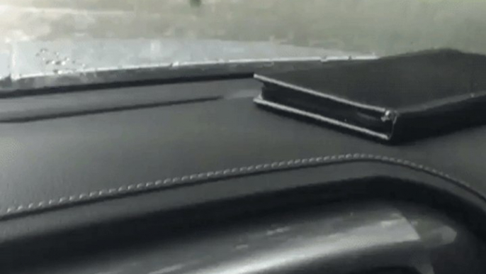 Two Men Kayak Through Streets Flooded by Tropical Storm Cindy