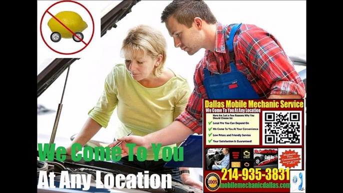 Mobile Foreign Import auto car repair service Dallas, Texas European German Mechanic technician Vehicle inspection revie