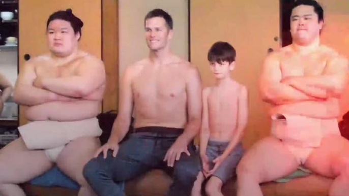 Tom Brady tried (and failed) at sumo wrestling in Japan