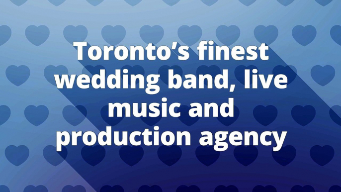 Main Event Music - Wedding & live band in Toronto