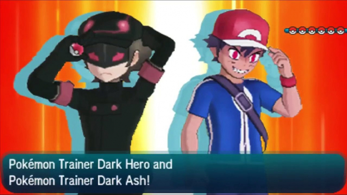 Pokemon Ultra Sun and Ultra Moon: Ash and Champion Ash Vs Dark Ash and Dark Hero (Greninja