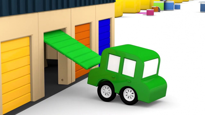 Cartoon Cars - STICKY JELLY SWEEPING TRUCK! Construction Cartoons for Child