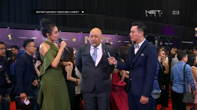 Indro 'Warkop' Red Carpet NET 4.0