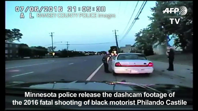 US: police release footage of Philando Castile fatal shooting