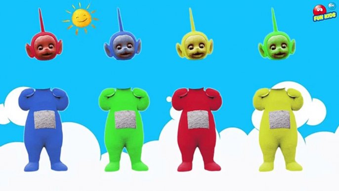 Wrong Heads With Lollipop Teletubbies For Children To Learn Colors, Toddlers and Babies FUN KIDS