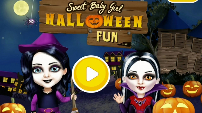 Fun Baby Girl Halloween Care Kids Games Spooky Makeover Hair Salon Dress Up Game for Girls