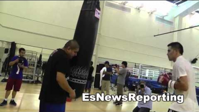 brandon rios vs manny pacquiao rios last workout in china EsNews Boxing