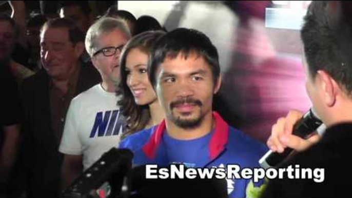 manny pacquiao vs brandon rios pacquiao fans pumped up EsNews Boxing