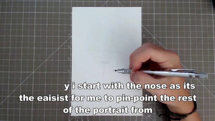 Начинающих карандаш портрет медленный Версия Альфа Искусство