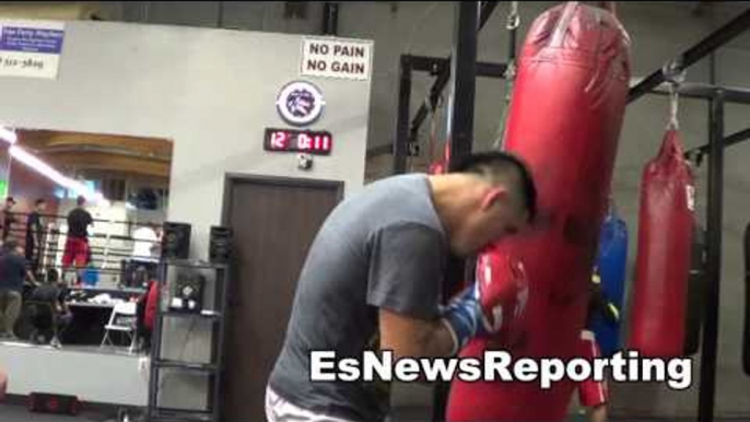 brandon rios vs manny pacquiao rios gets ready for war EsNews Boxing