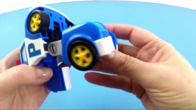 TOY UNBOXING - Robocar Poli Toy _ Deluxe Transformer Blue Robot Police Car _ Toyshop - Toys For