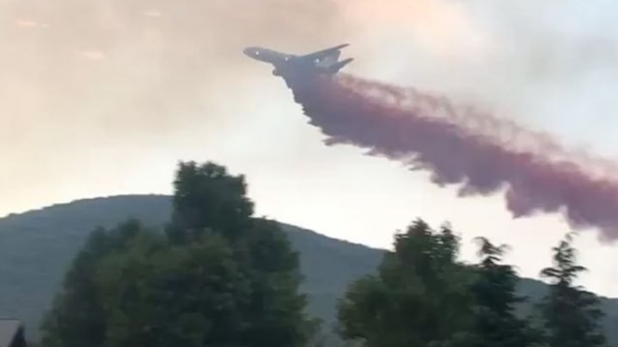 Evacuations Ordered as Airtankers Respond to Goodwin Fire in Arizona