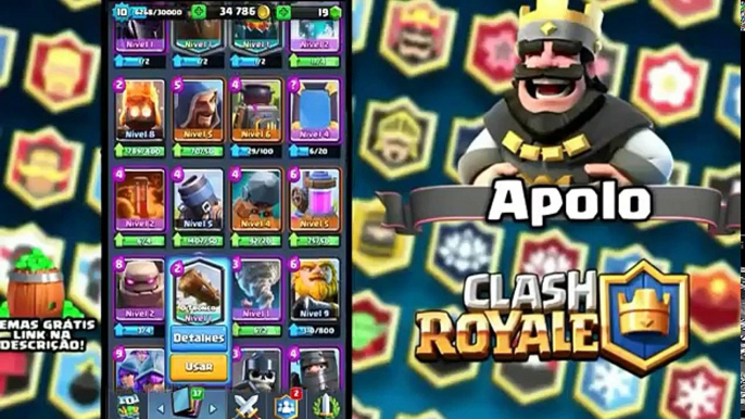 Ganhando duas lendárias ao vivo no clash royale!