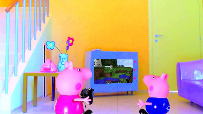 La Sí hacer en Jorge de inferior (o) la cerdo juguete minecraft familia peppa portal portugues disney