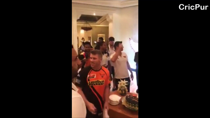 RASHID KHAN celebrating David Warner BIRTHDAY | Indian Premier League | Afghanistan | CricPur