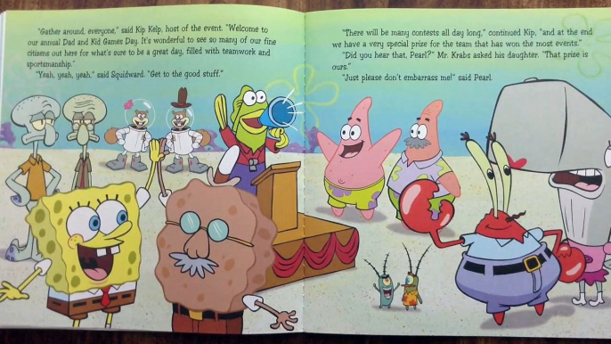 À haute voix Livre pour enfants pour hanté enfants lire Bob léponge pantalons carrés histoire Houseboad