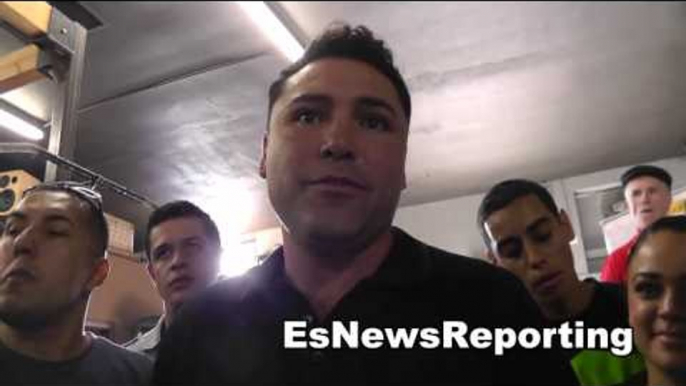boxing legend oscar de la hoya talks to  EsNews Boxing