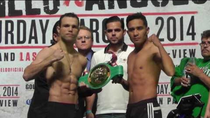 Dinamita Alvarez vs. Yeyo Thompson Weigh ins