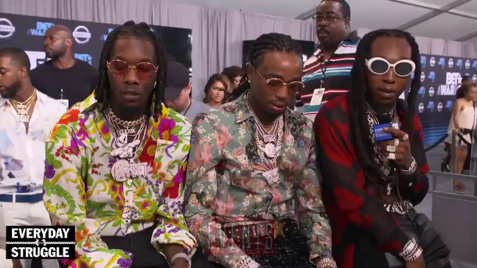 Migos and Joe Budden Almost FIGHT During BET AWARDS Interview As DJ Akademiks Tries to Stop It