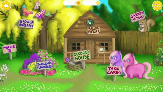 Éducation éducatif pour des jeux fille cheveux enfants poney sœurs vidéos salon 2 tutotoons