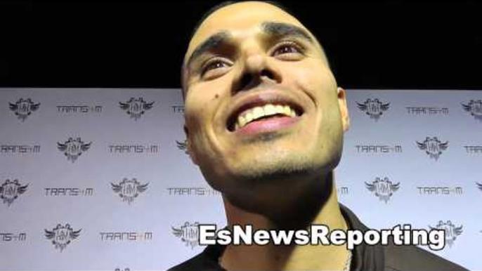 reporter says mikey garcia kos gamboa with a  chin checker EsNews Boxing