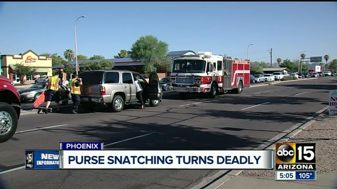 Purse snatching turns deadly after suspects cause a crash