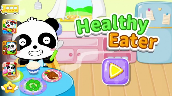 Baby Panda - Healthy Eater | Children Learn About Healthy Food & Good Habits | Babybus Kid