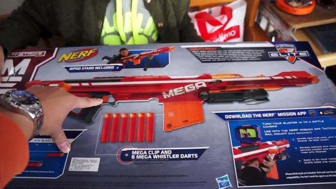 Élite Méga 老兄試槍：nerf n-strike centurion blaster new-12-22