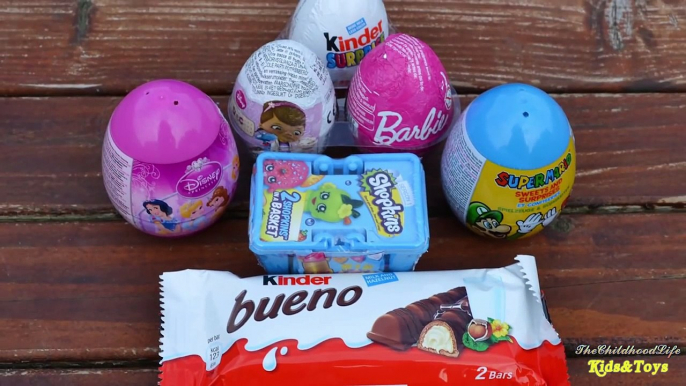 Kinder Surprise Boxes Huevos Sorpresa MyLittlePony Shopkins Sofia GlitziGlobes Peppa Froze