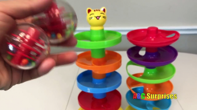 Bébés balle des balles Bonbons les couleurs pour aller gomme enfants Apprendre les tout-petits la tour jouets tourbillon avec n abc