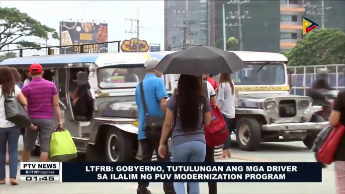 LTFRB: Gobyerno, tutulungan ang mga driver sa ilalim ng PUV Modernization Program