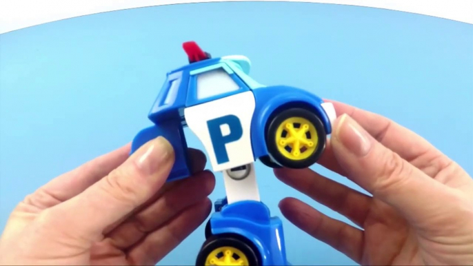 TOY UNBOXING - Robocar Poli Toy _ Deluxe Transformer Blusde Robot Police Car _ Toyshop - Toys For