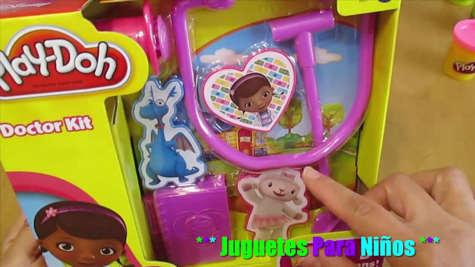 El Delaware por médico equipo jugar plastilina doh doctora juguetes doctora | doc mcstuffins doh