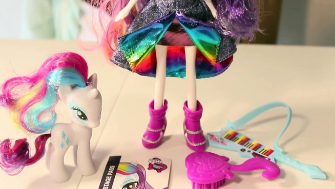 Equestria Girls RARITY Rainbow Rocks My Little Pony Doll Review! by Bins Toy Bin